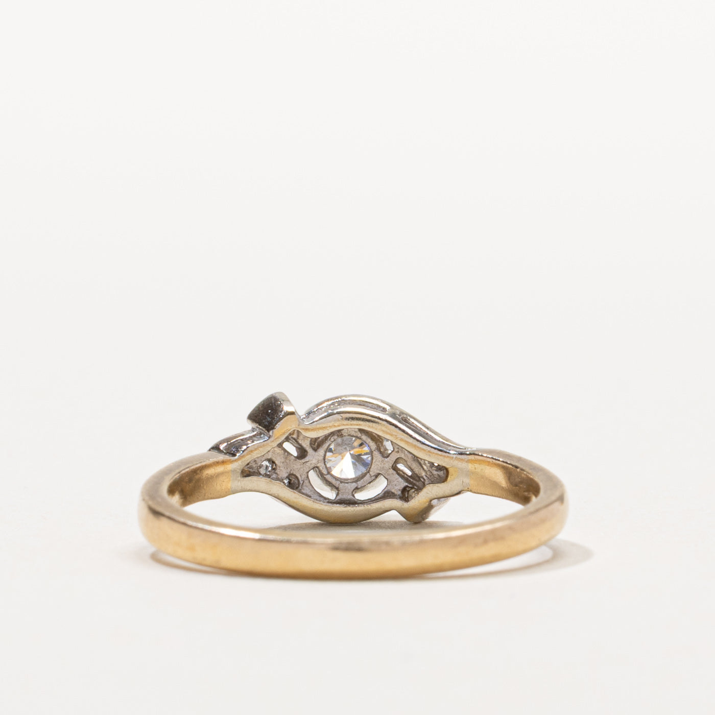 14k Diamond Accented Ring | 0.28ct SI2 H/I, 0.08ctw | SZ 7.75