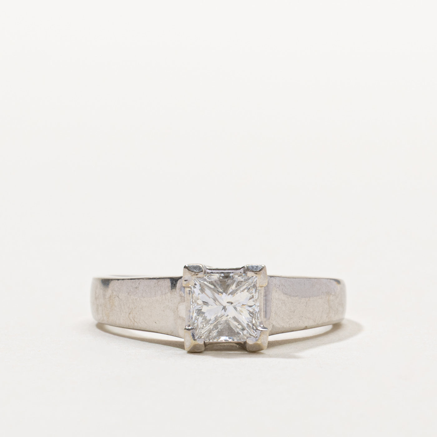 Canadian Princess Cut Solitaire Diamond Ring | 0.75ct SI2 G | SZ 6.75