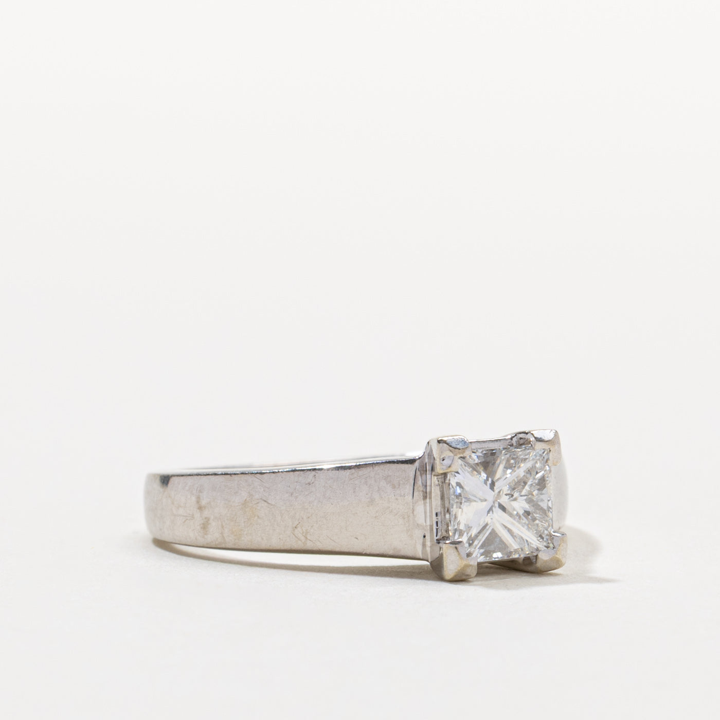 Canadian Princess Cut Solitaire Diamond Ring | 0.75ct SI2 G | SZ 6.75