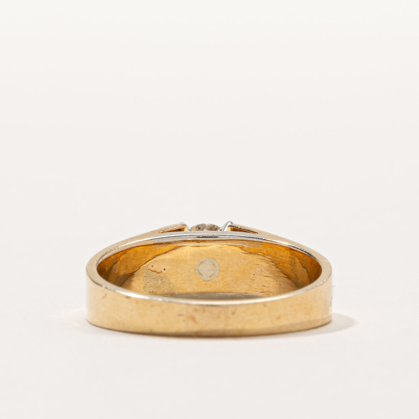14k Old European Cut Solitaire Diamond Ring | 0.37ct SI2 I/J | SZ 7.25