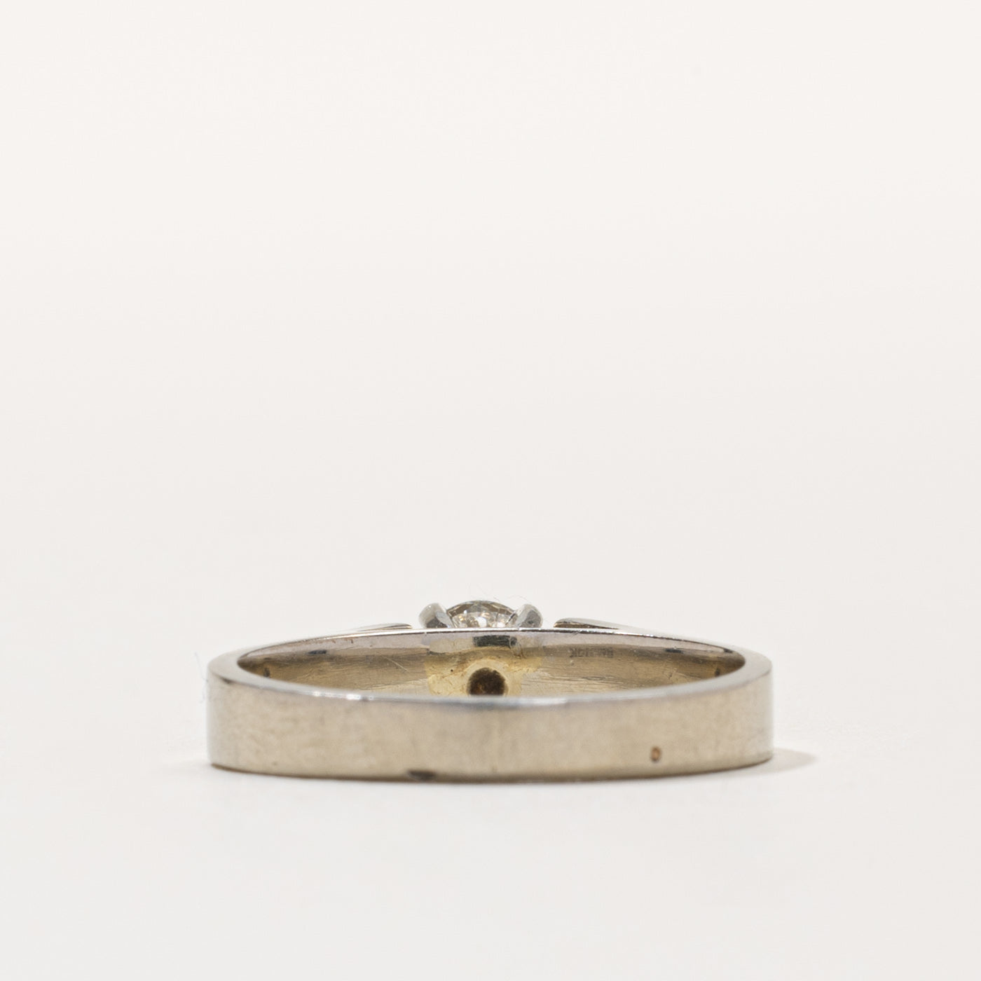 14k Round Brilliant Solitaire Diamond Ring | 0.28ct SI2 I | SZ 5.25