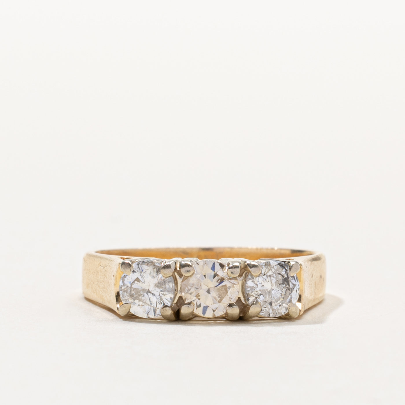 14k Three Stone Diamond Ring | 0.60ctw | SZ 7