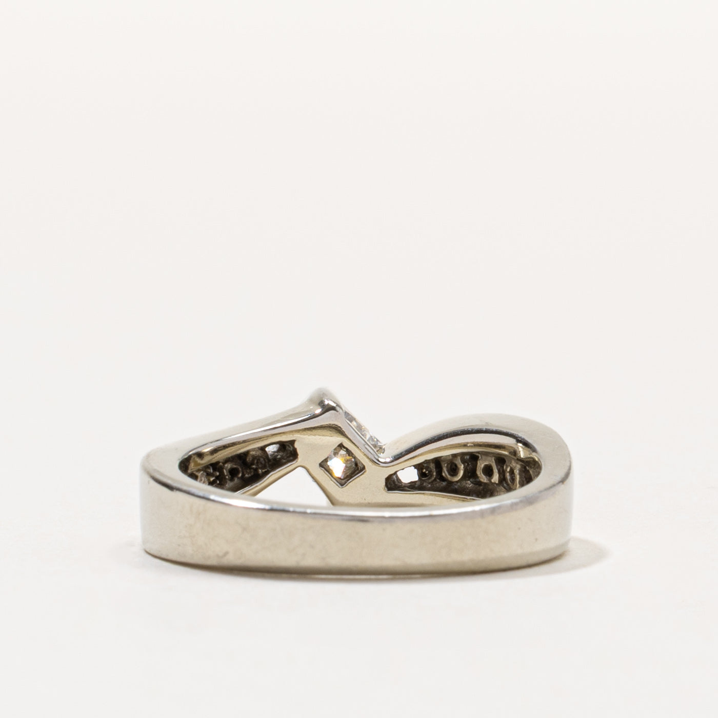Princess Cut Diamond Bypass Ring | 0.50ctw | SZ 6.75