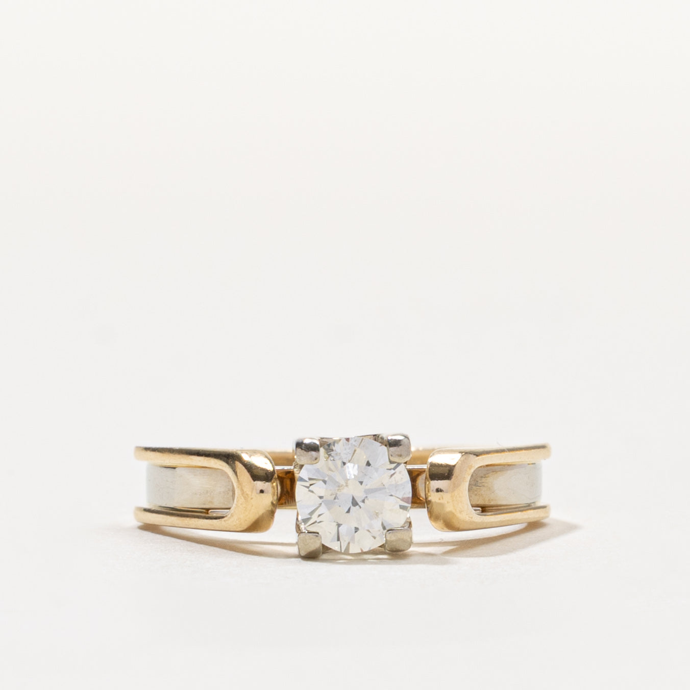 14k Solitaire Diamond Ring | 0.54ct SI2/I1 J | SZ 5.75