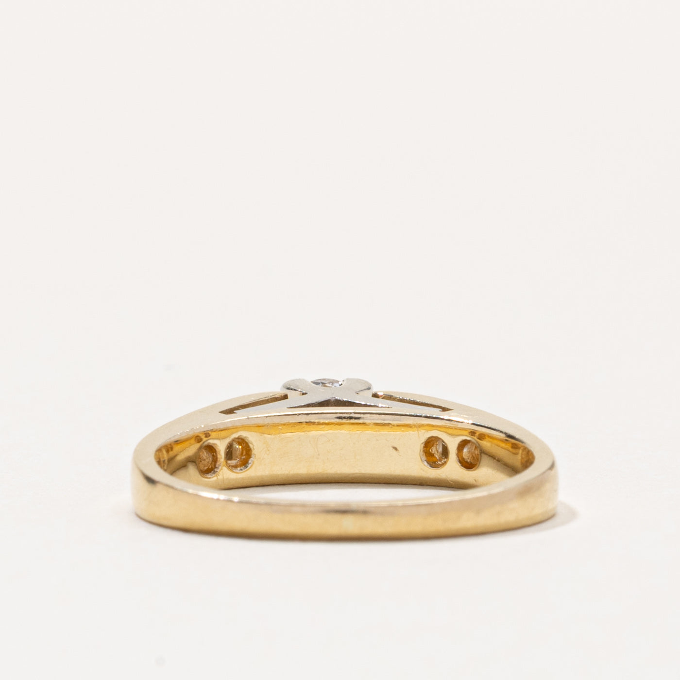 14k Diamond Accented Ring | 0.20ct VS2 H/I, 0.20ctw | SZ 5.75