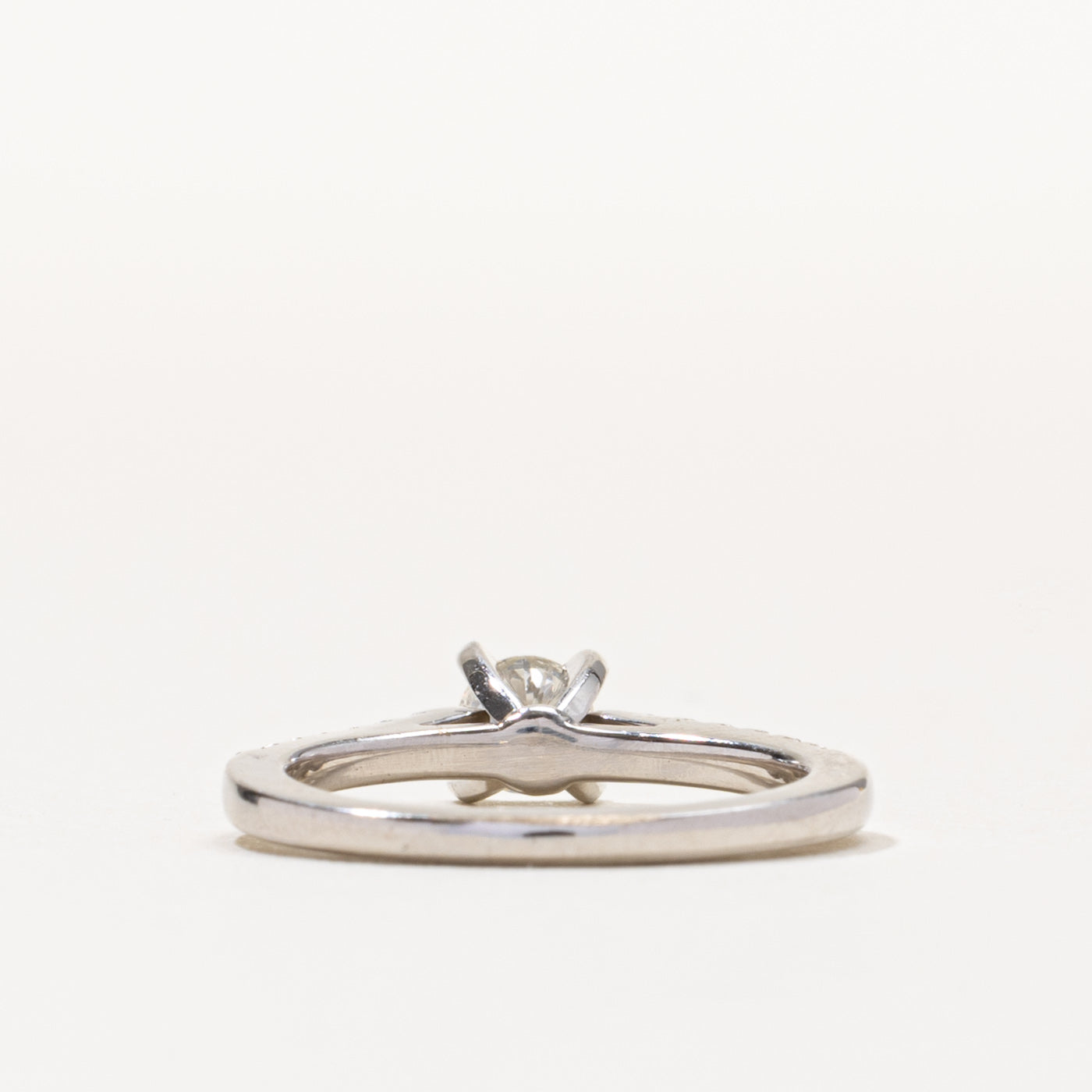 18k Diamond Accented Ring | 0.27ct SI2/I1 G, 0.09ctw | SZ 4.5