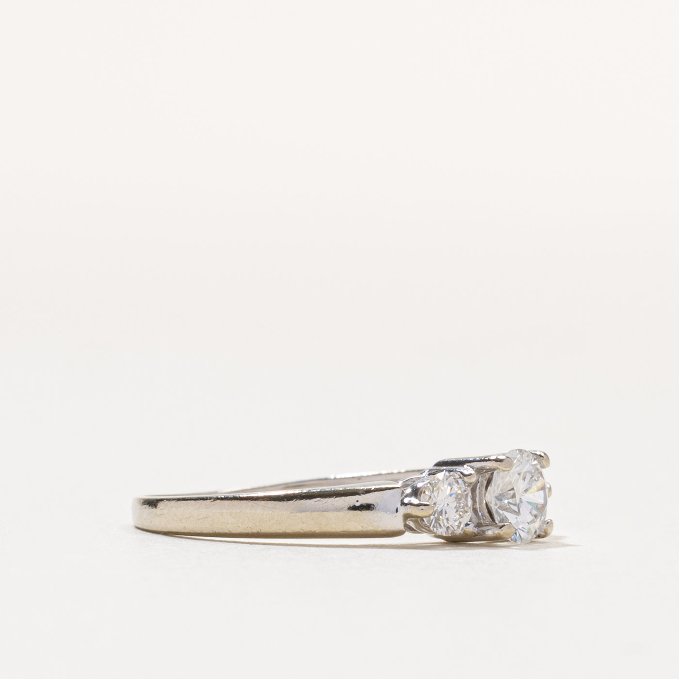 14k Three Stone Diamond Ring | 0.67ctw | SZ 7.5