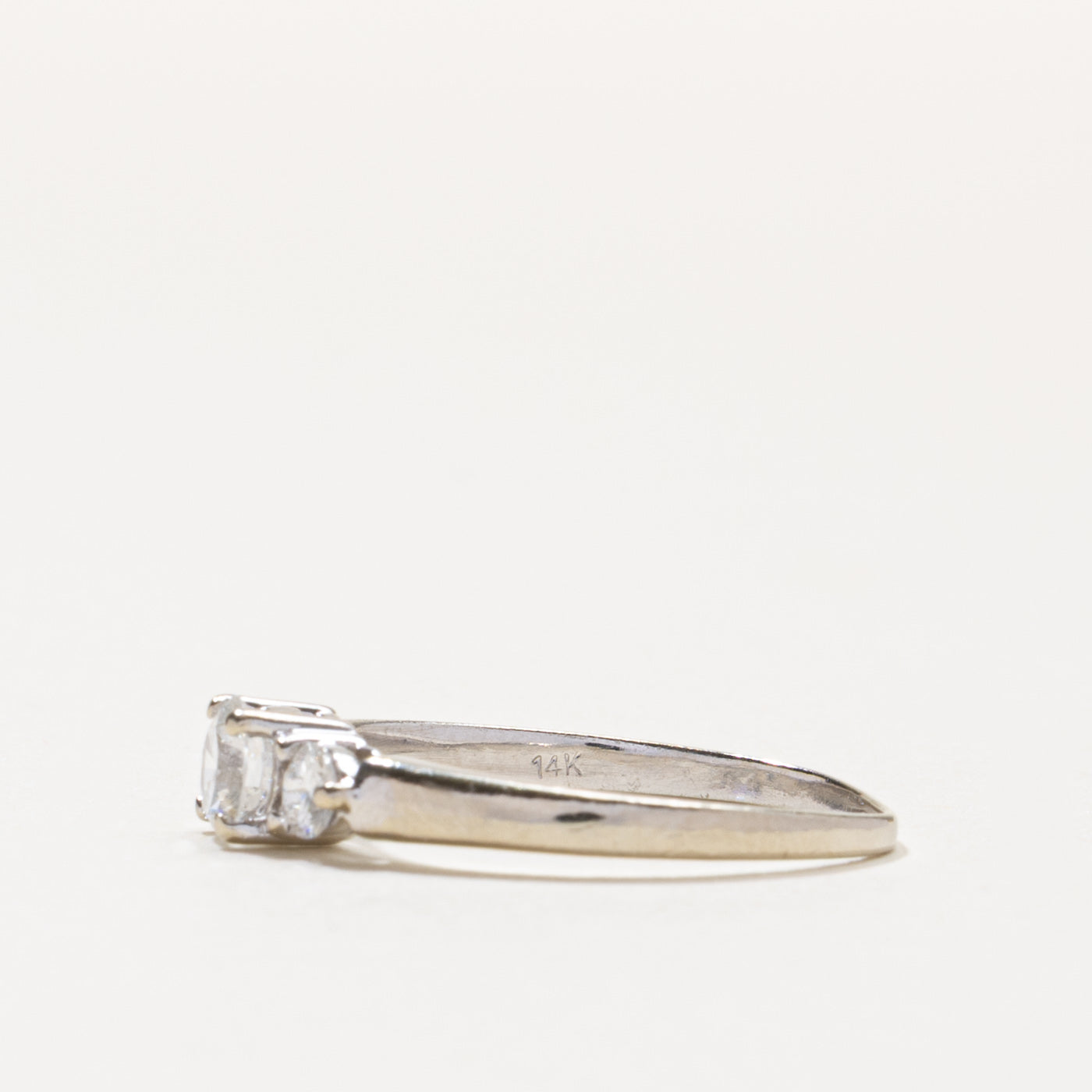 14k Three Stone Diamond Ring | 0.67ctw | SZ 7.5