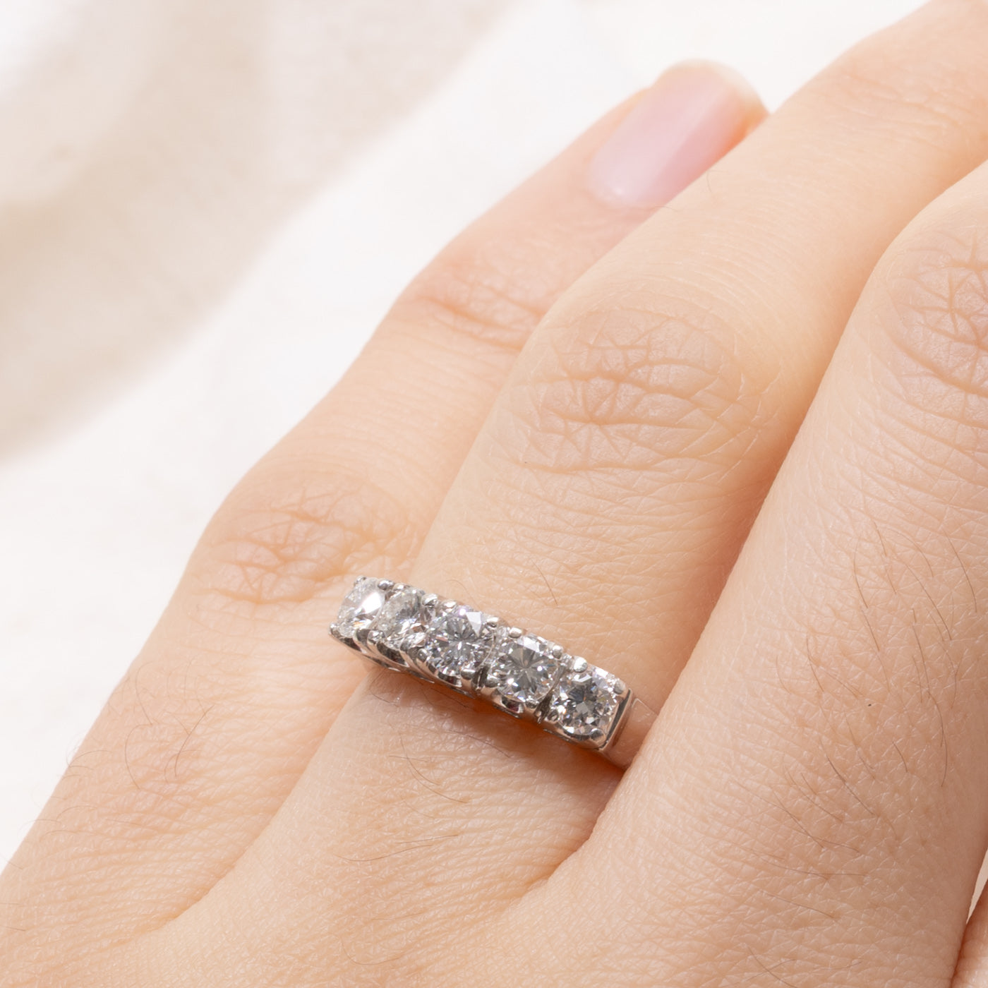 18k Five Stone Diamond Ring | 0.68ctw | SZ 5.75