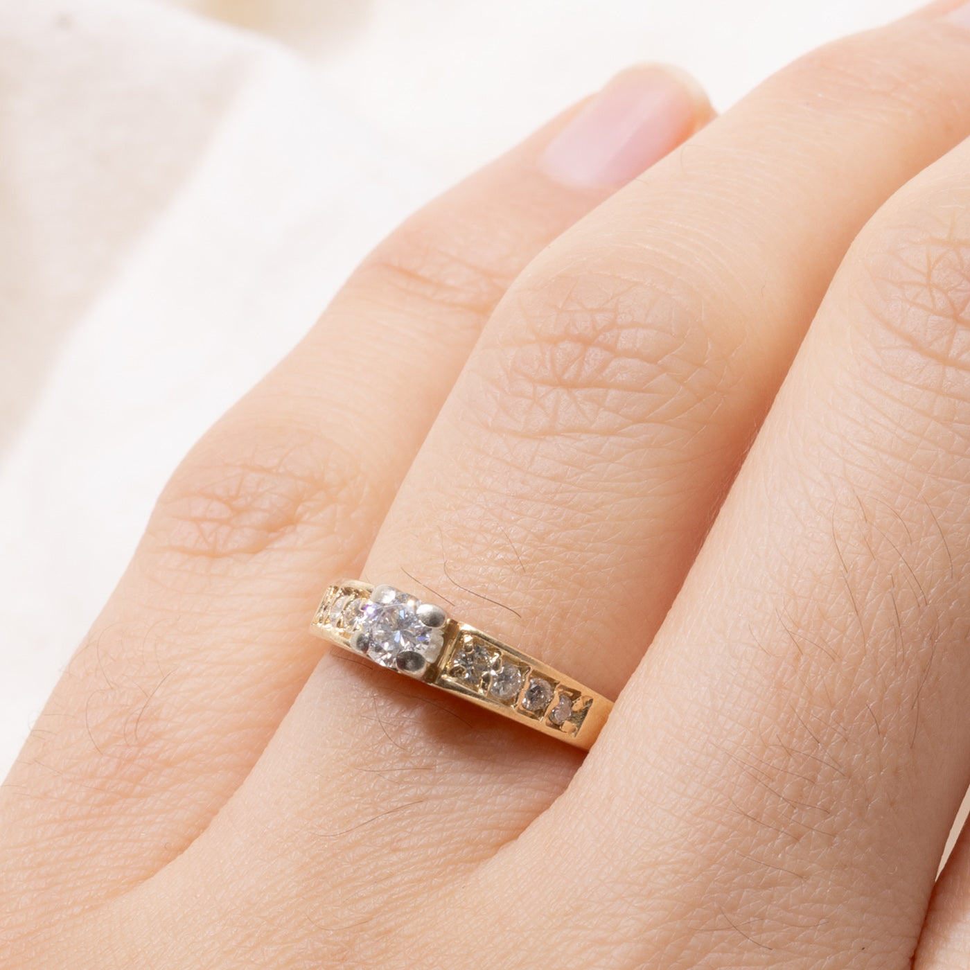 14k Diamond Accented Ring | 0.20ct VS2 H/I, 0.20ctw | SZ 5.75