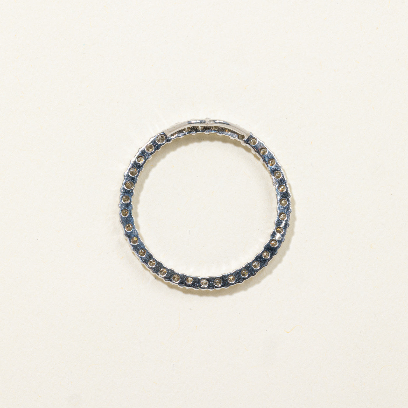 14k Diamond Circle Pendant | 0.80ctw
