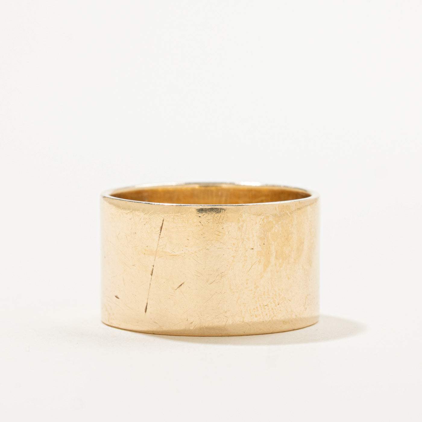 14k Diamond Grid Cigar Band | 0.75ctw | 13.90mm | SZ 11.5