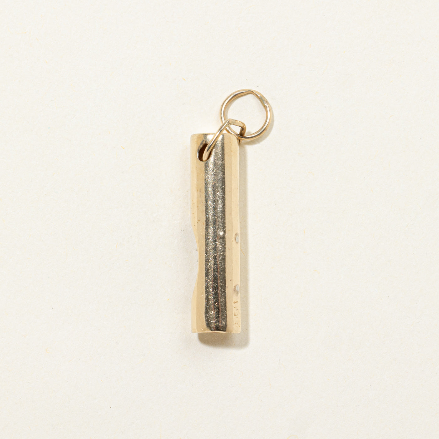 10k Diamond Open Bar Charm | 0.08ctw