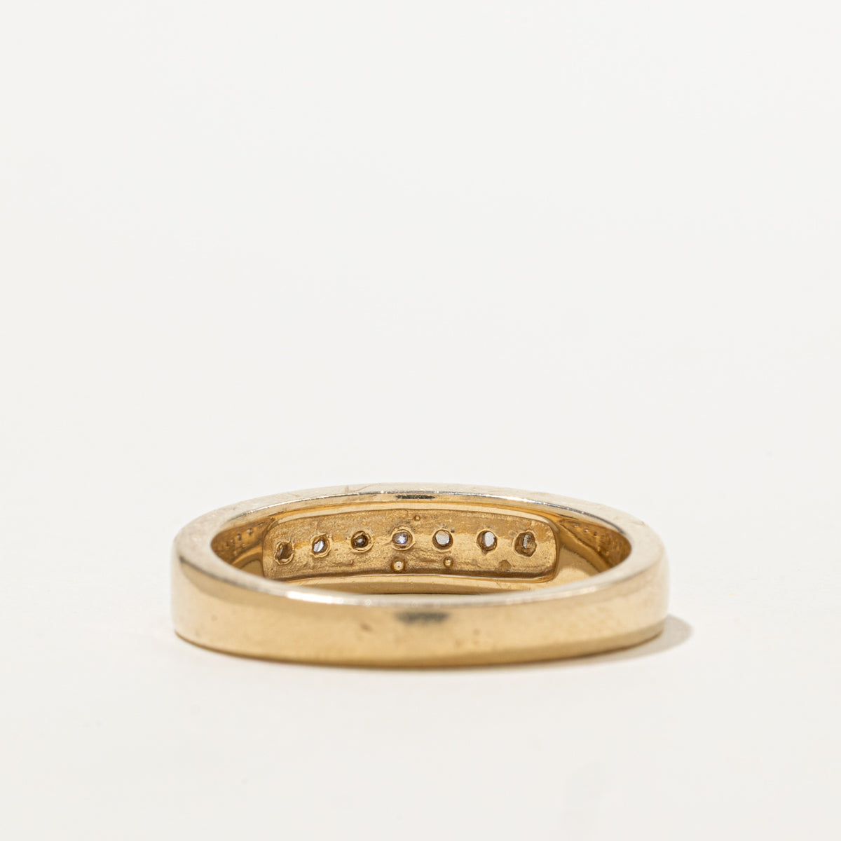 14k Semi Eternity Channel Set Diamond Band | 0.50ctw | 5.35mm | SZ 9.75