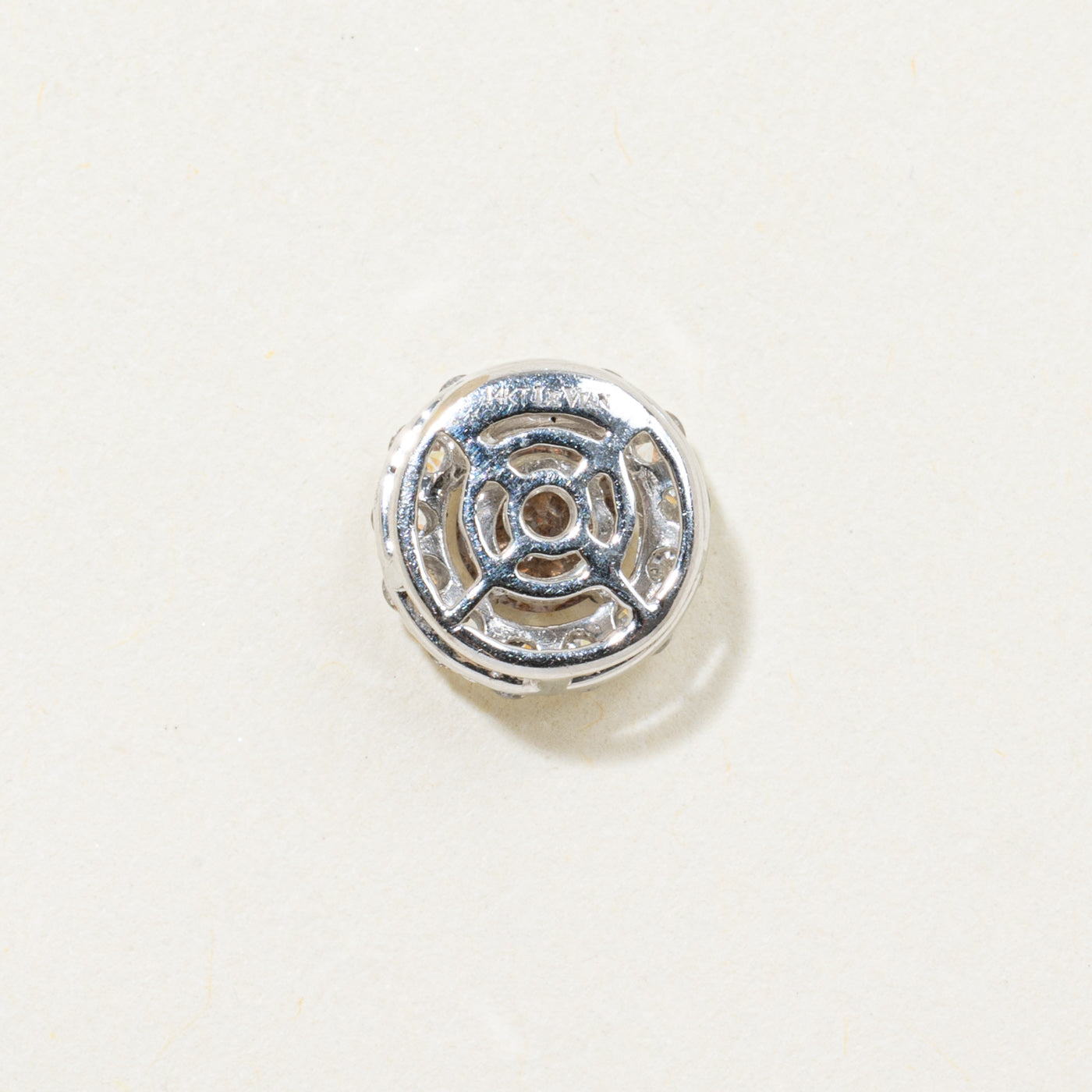 ‘Le Vian’ 14k Brown Diamond Halo Pendant | 0.49ctw