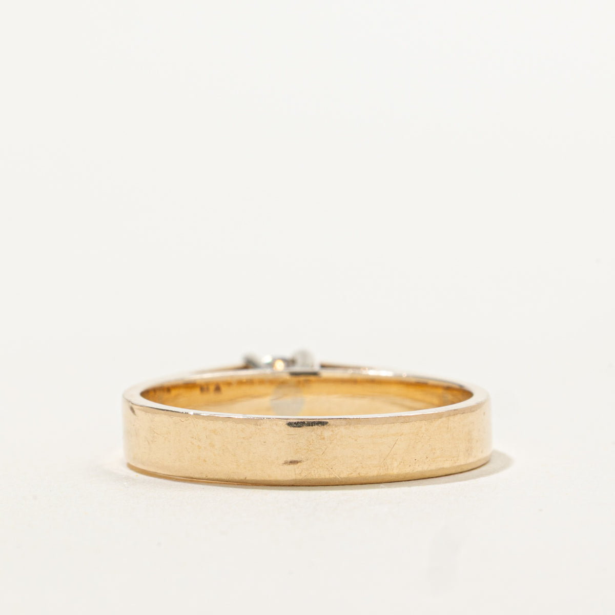 14k Solitaire Diamond Ring | 0.15ct | SZ 6.5