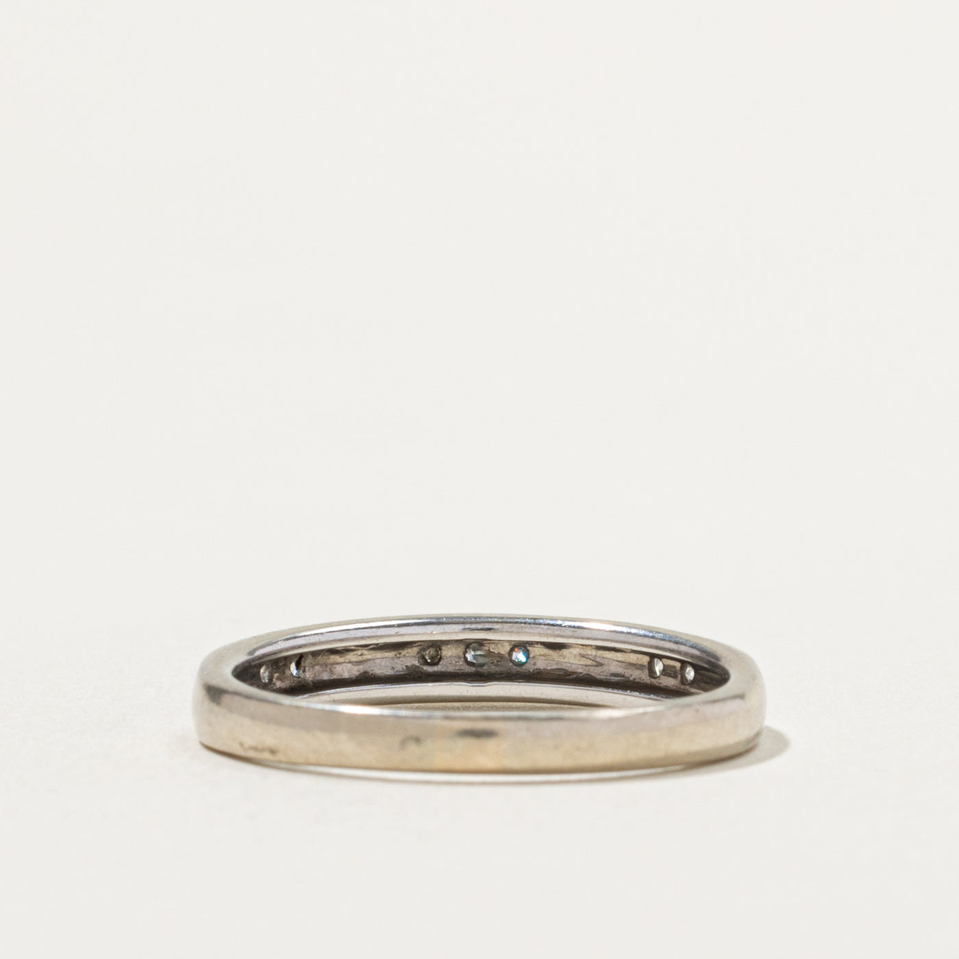10k Diamond Marquise Patterned Band | SZ 7.5
