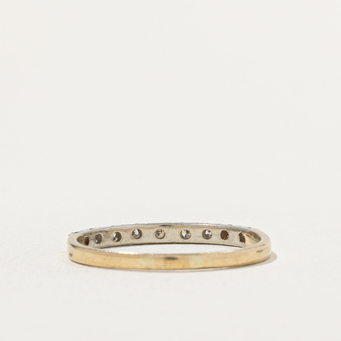 10k Semi Eternity Diamond Band | SZ 7.5