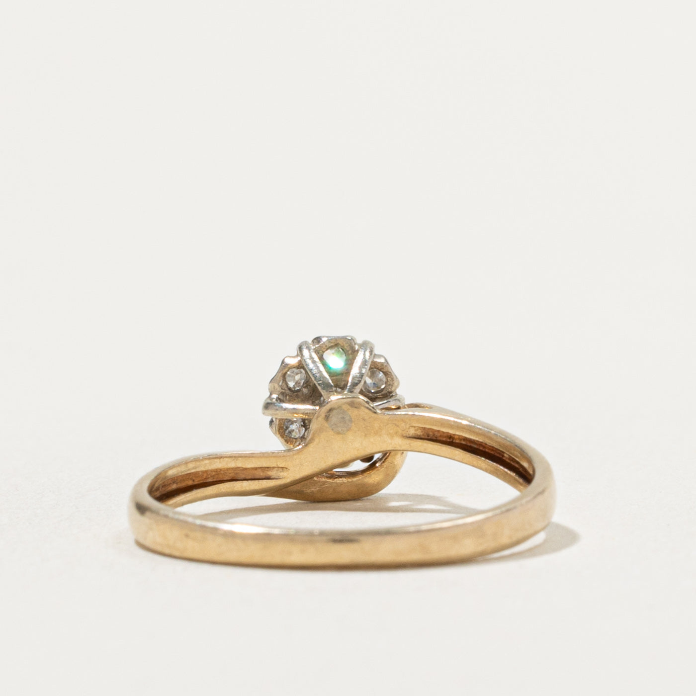 10k Diamond Cluster Wave Ring | SZ 6