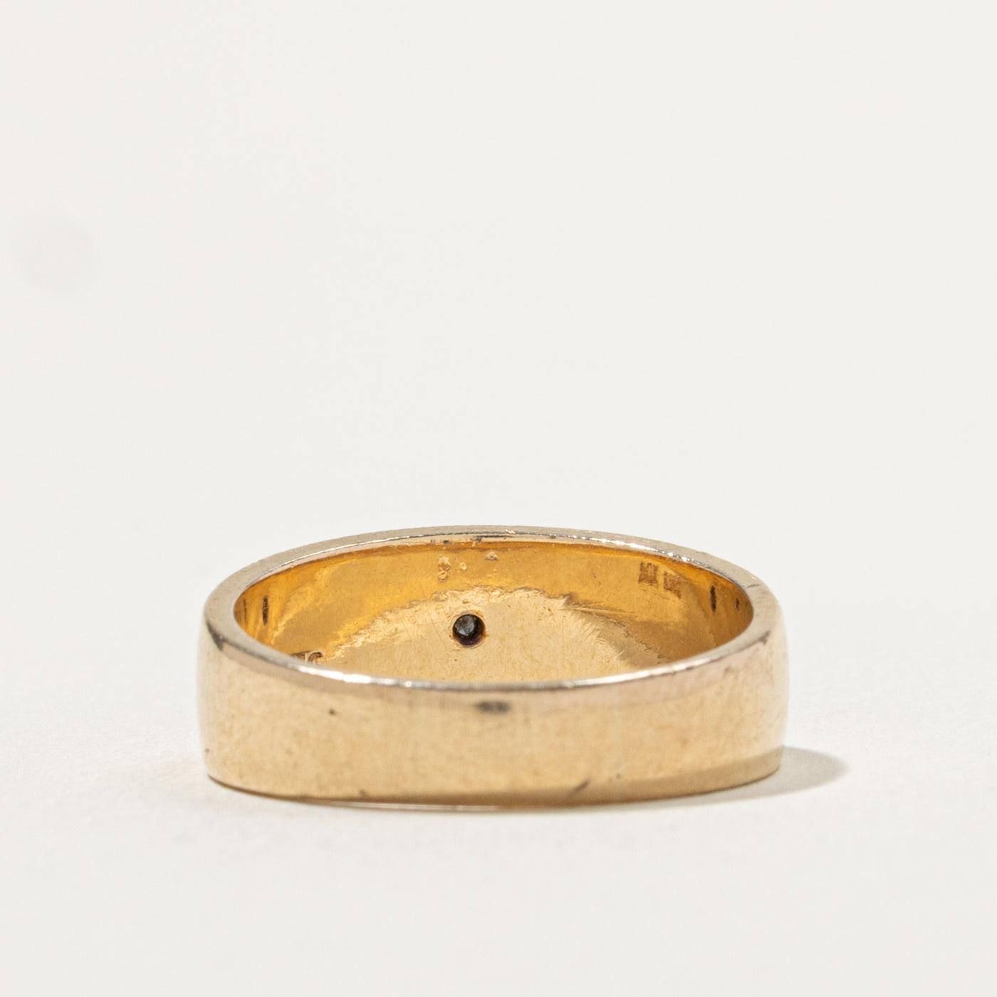 10k Star Set Diamond Band | SZ 8.75