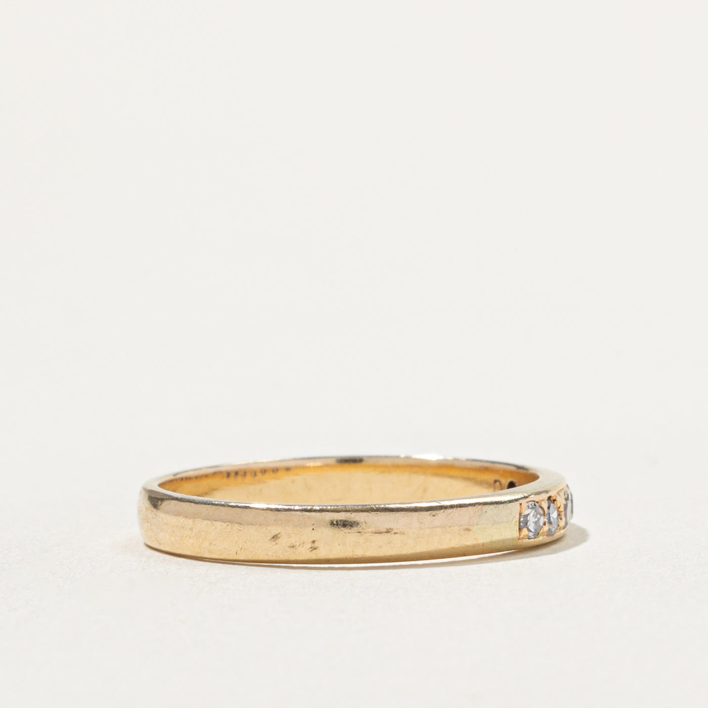 10k Seven Stone Diamond Band | 2.80mm | SZ 8