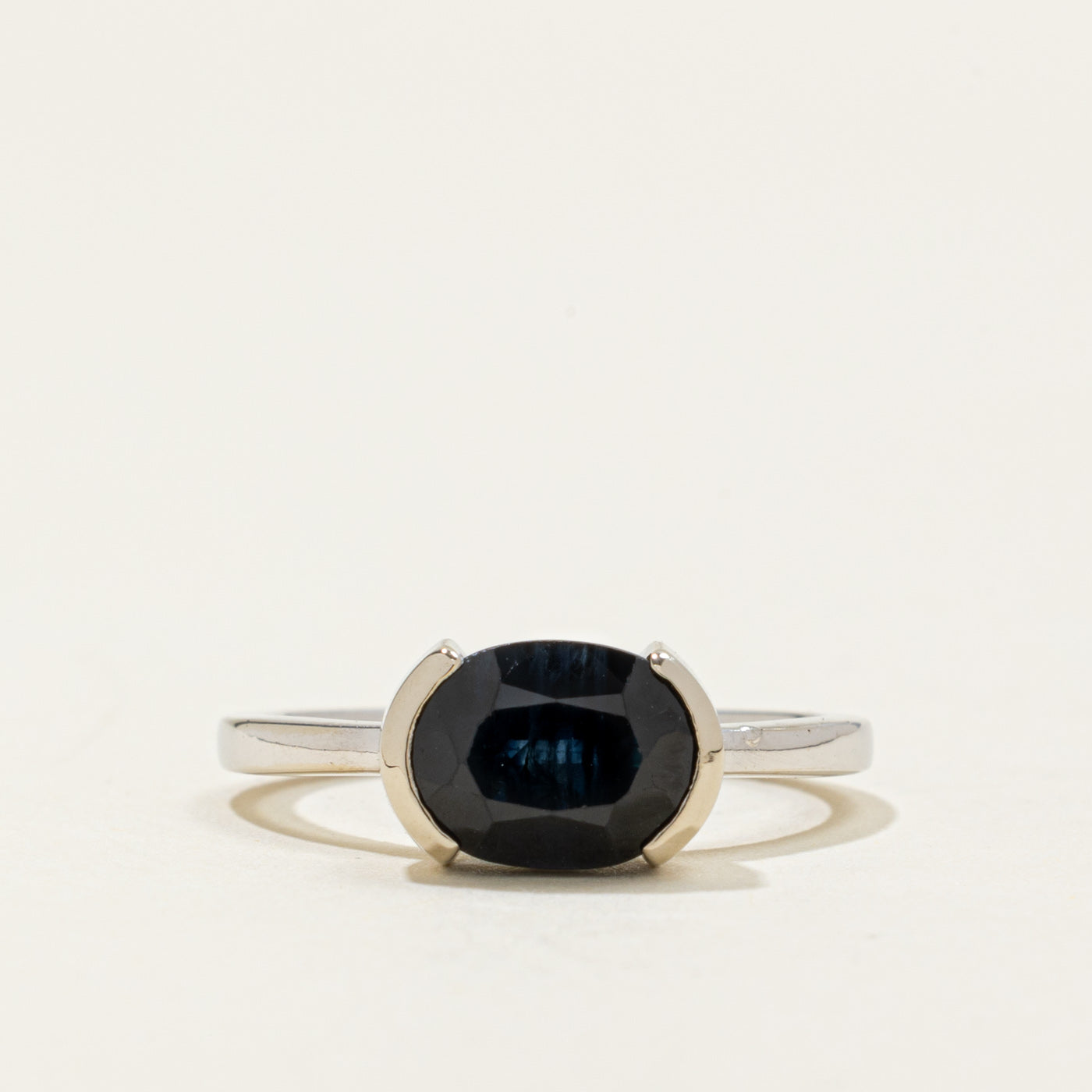 '100 Ways' 14k White Gold Sapphire Ring | 2.53ct | SZ 7