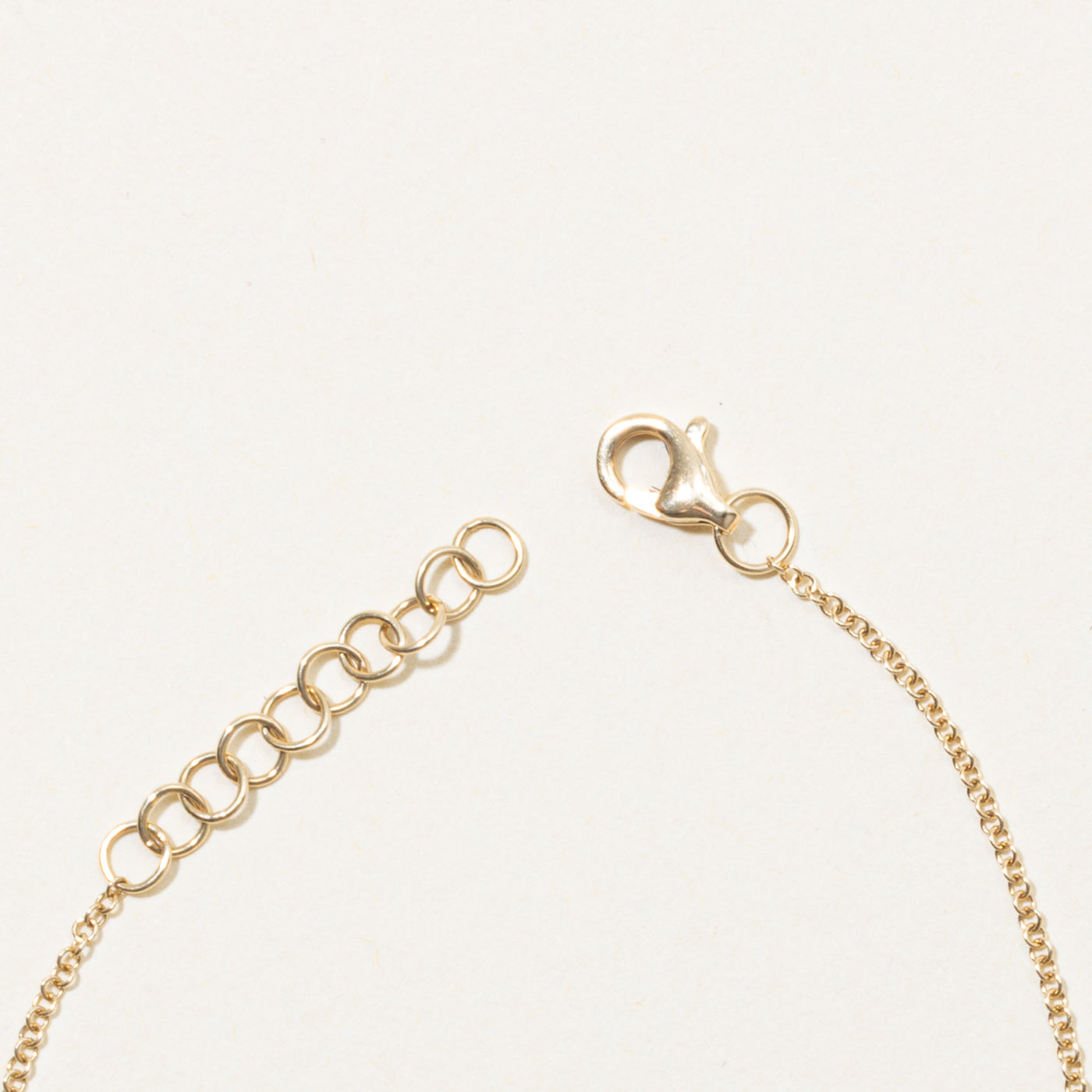 14k Diamond Four Leaf Clover Bracelet | 0.15ctw | 7"