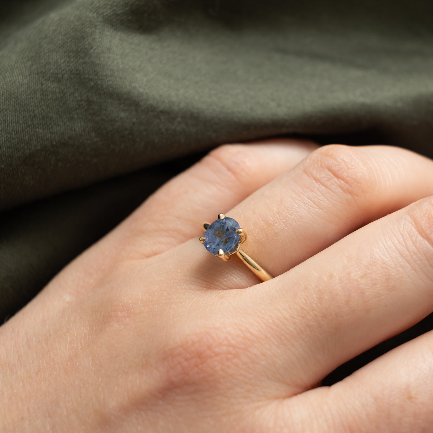 '100 Ways' 14k Yellow Gold Solitaire Sapphire Ring | 1.96ct | SZ 7