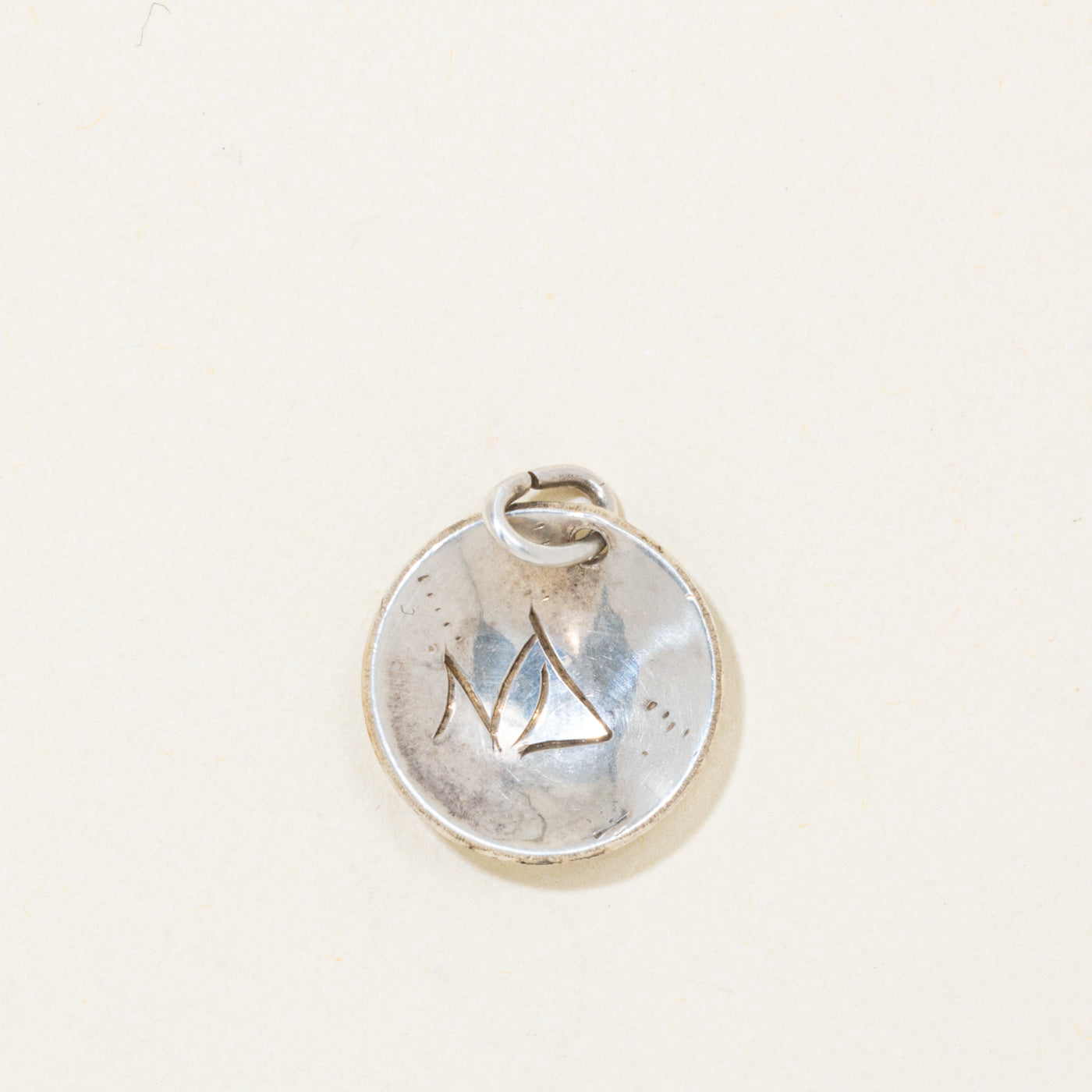 'Nancy Dawson' Sterling Silver Indigenous Carved Eagle Pendant