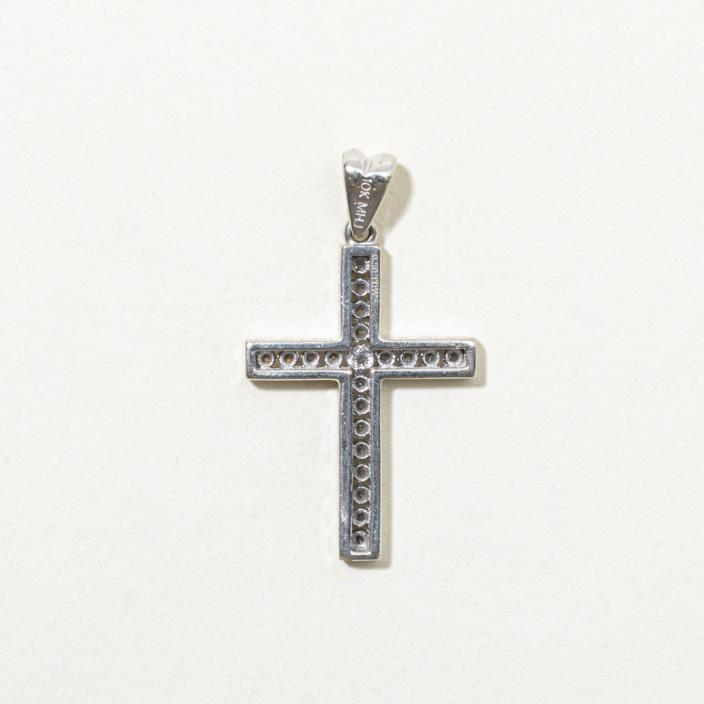 10k Diamond Cross Pendant | 0.50ctw