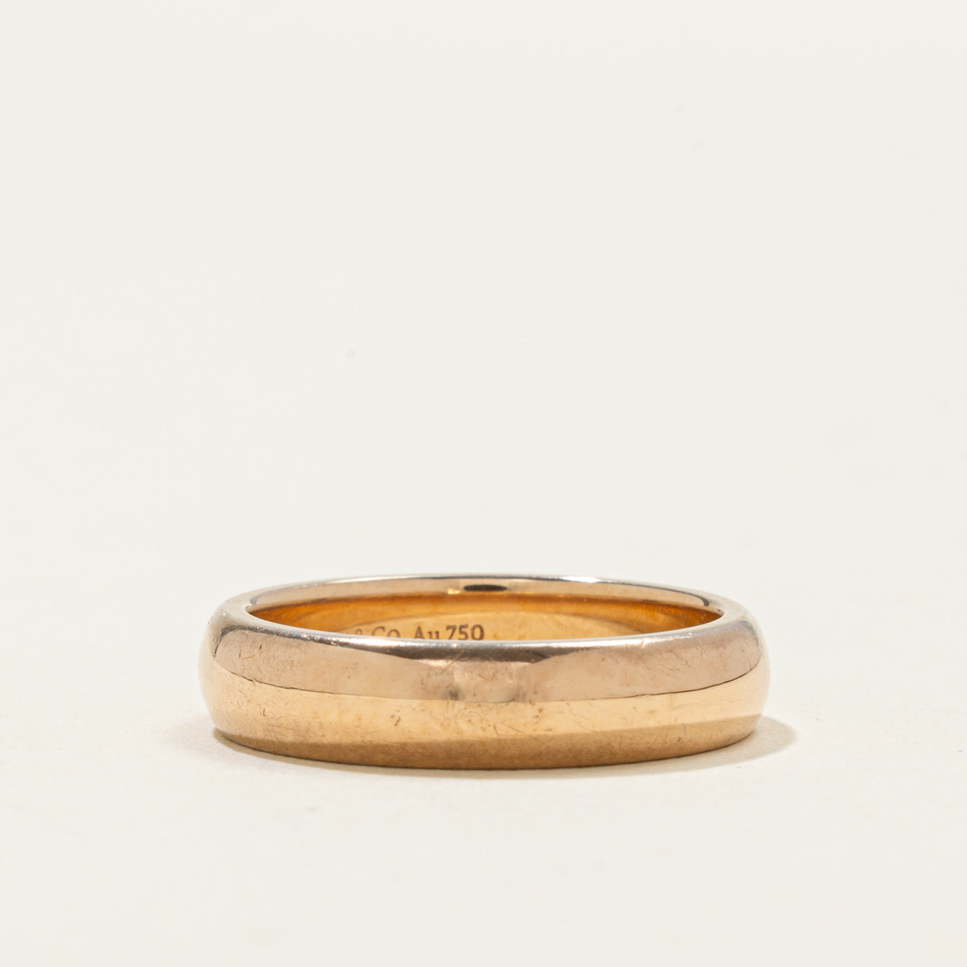 'Tiffany & Co.' 18k Tiffany Forever Band Ring | 4.5mm | SZ 7