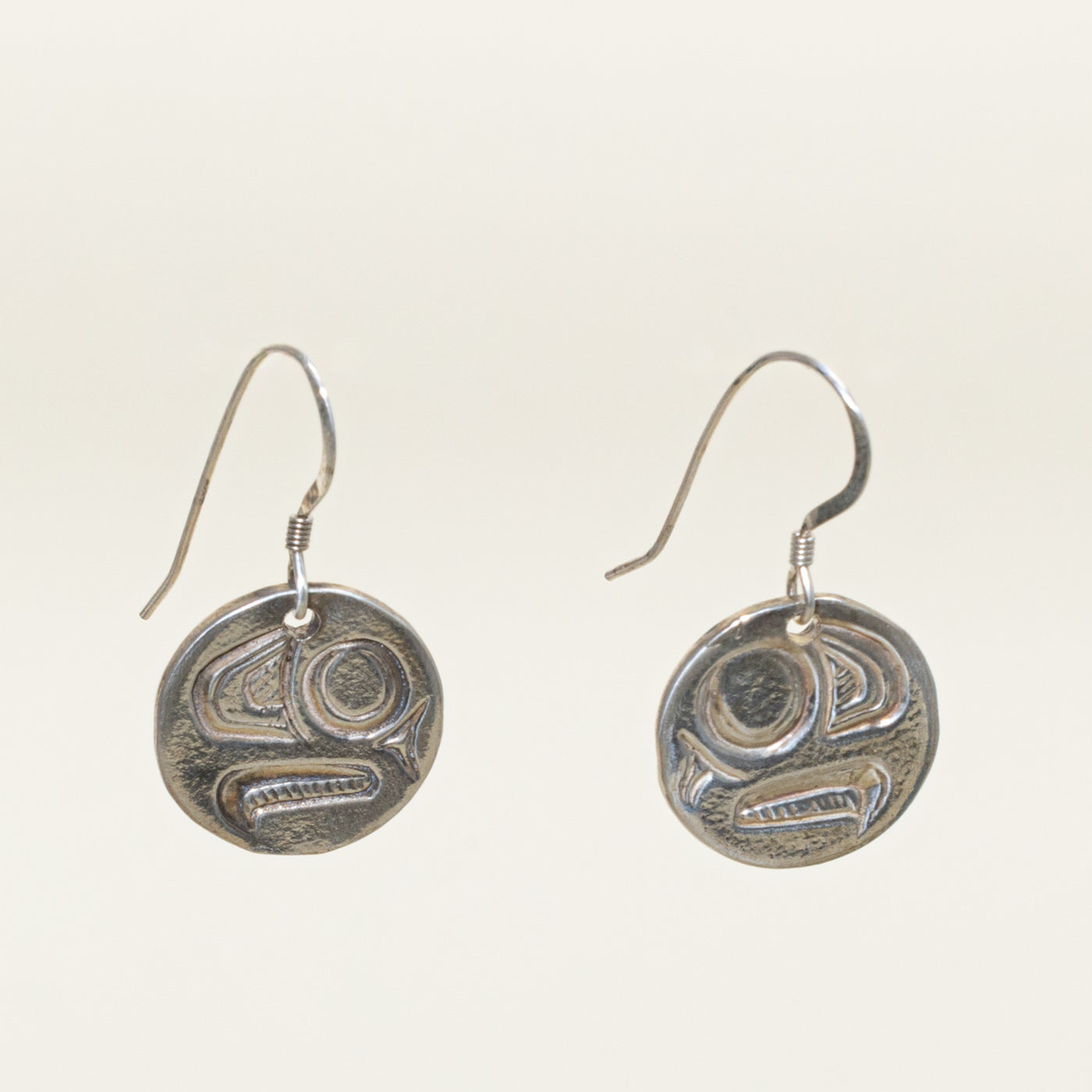 Sterling Silver Indigenous Salmon Egg Earrings