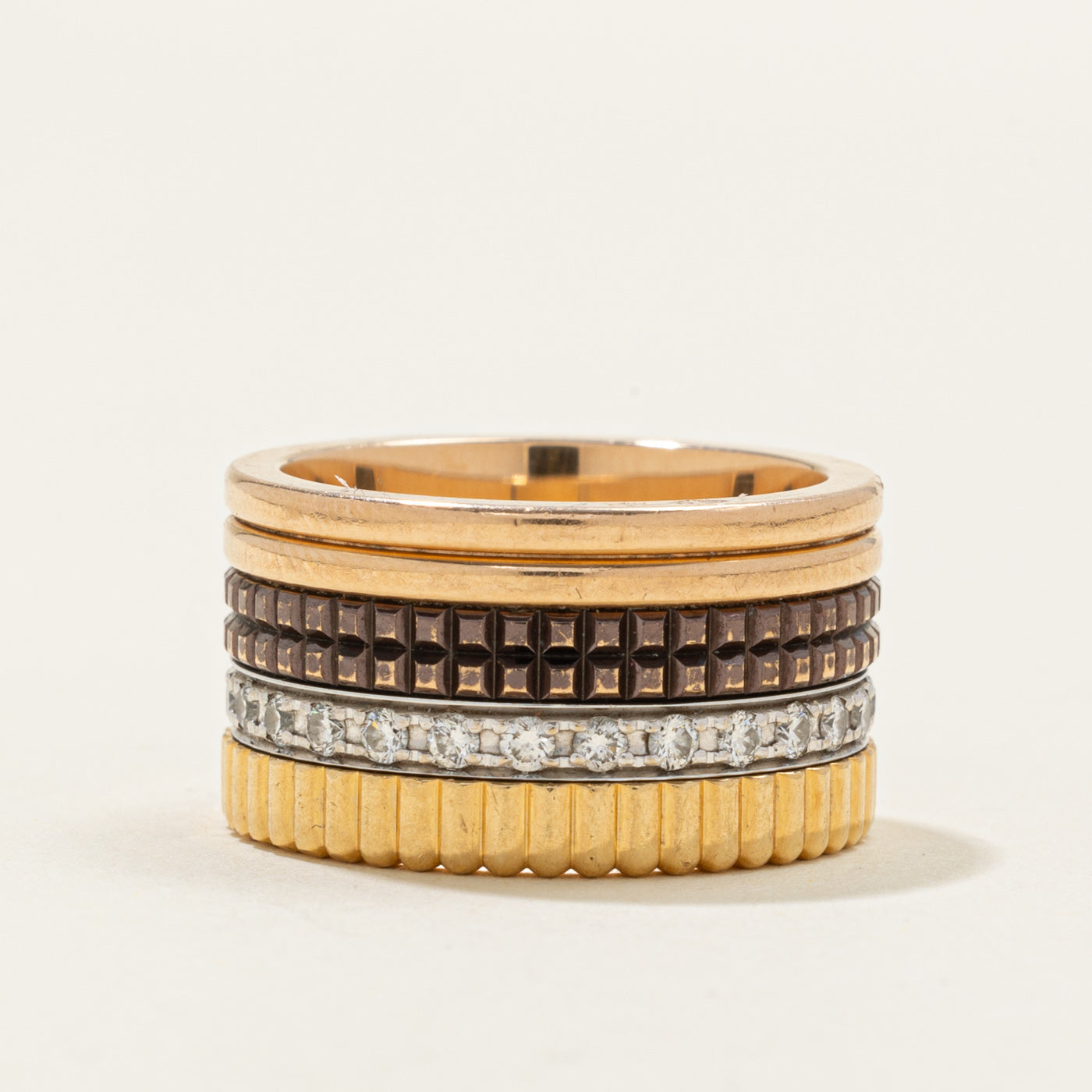 'Boucheron' French Quatre Classique Large Ring | 0.51ctw | 11.75mm | SZ 6.75
