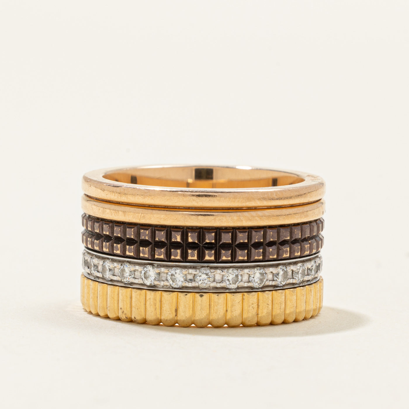 'Boucheron' French Quatre Classique Large Ring | 0.51ctw | 11.75mm | SZ 6.75