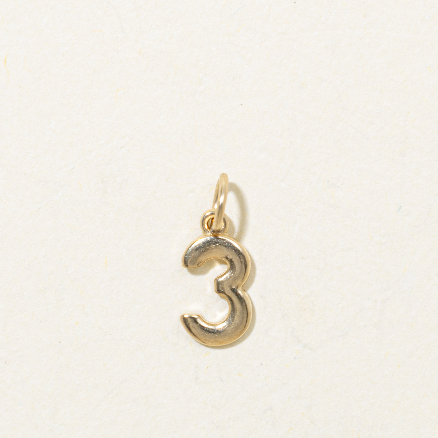 '100 Ways' 10k Yellow Gold Number Charm | Options Available
