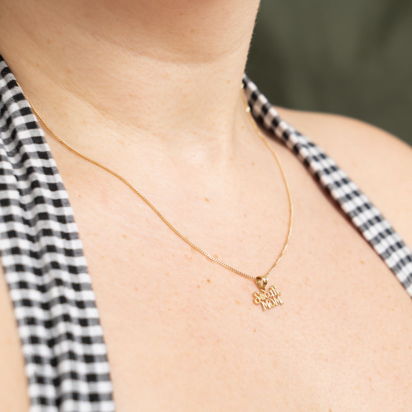 '100 Ways' 10k Yellow Gold Soccer Mom Pendant