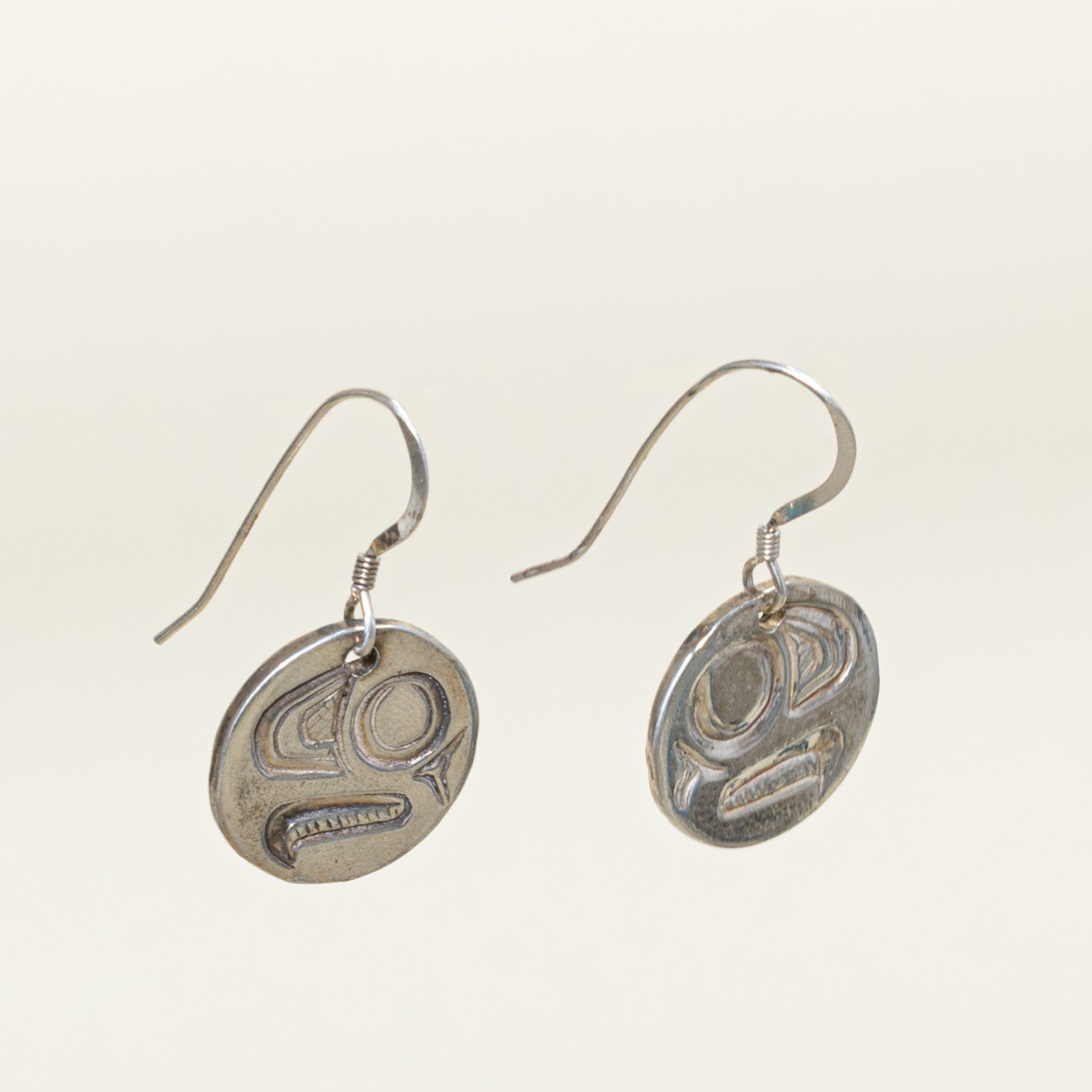 Sterling Silver Indigenous Salmon Egg Earrings