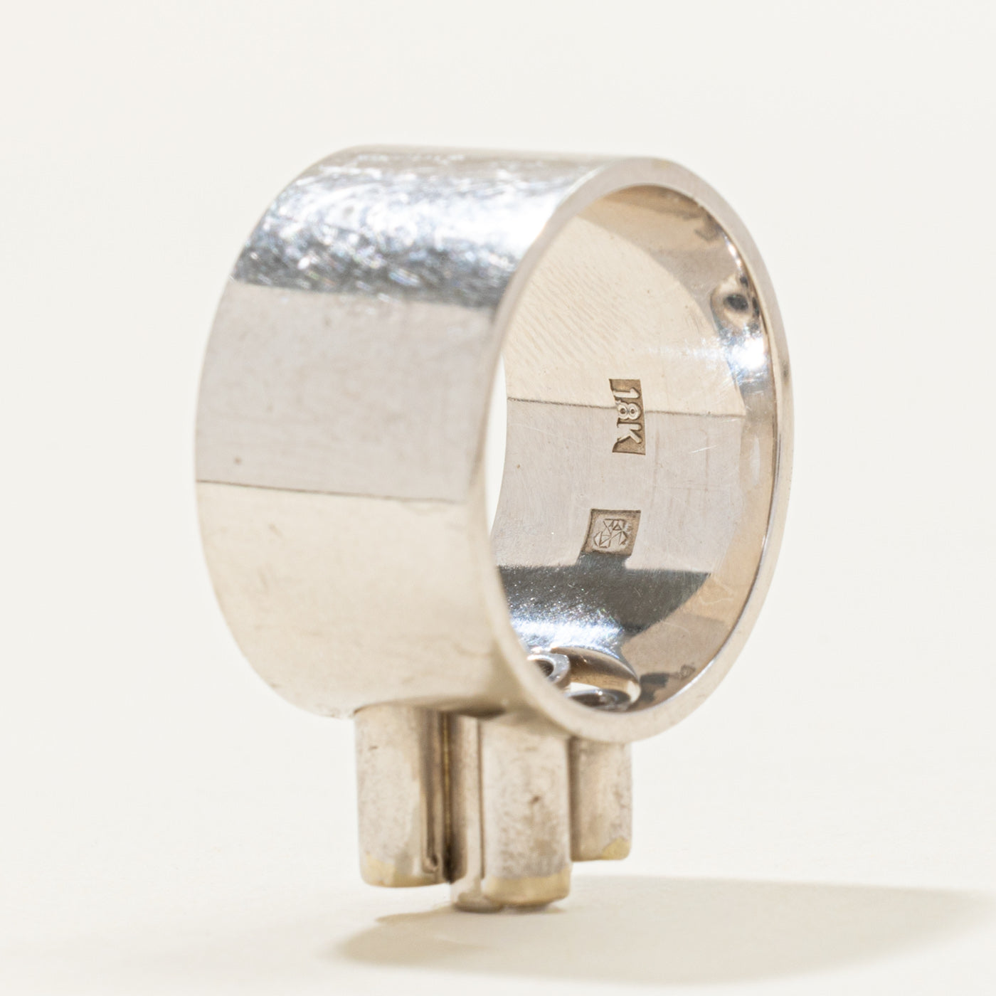‘Stittgen’ 18k Diamond Cluster Chunky Ring | 0.17ctw | SZ 7