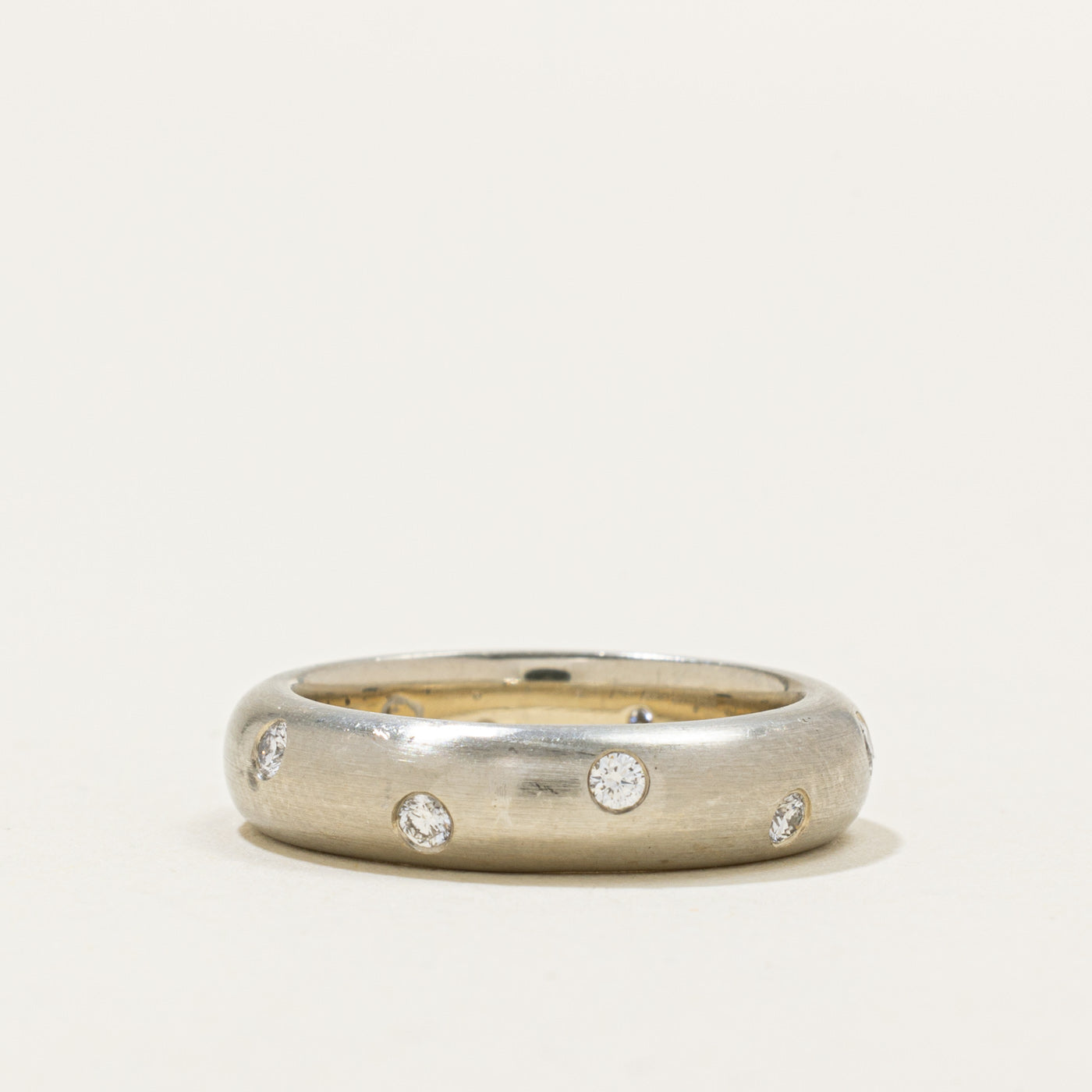 'Stittgen' Flush Set Scattered Diamond Band | 0.25ctw | 5mm | SZ 6.75
