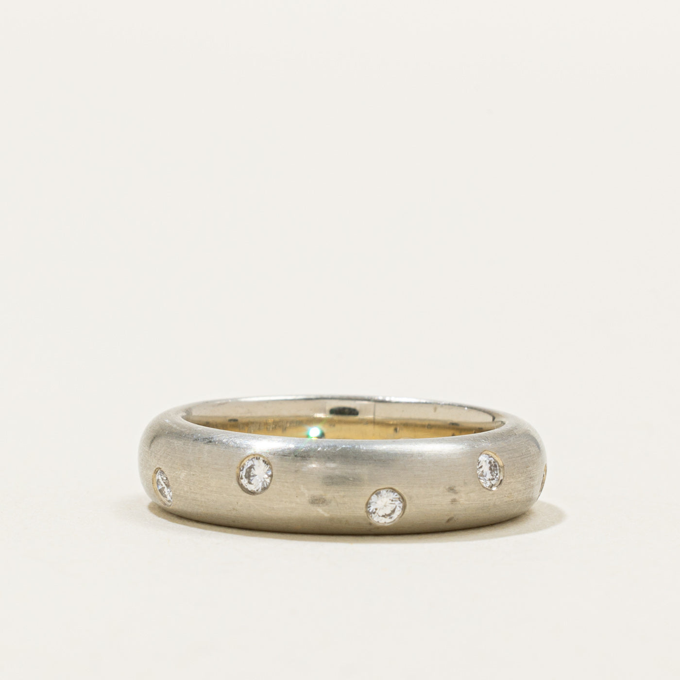'Stittgen' Flush Set Scattered Diamond Band | 0.25ctw | 5mm | SZ 6.75