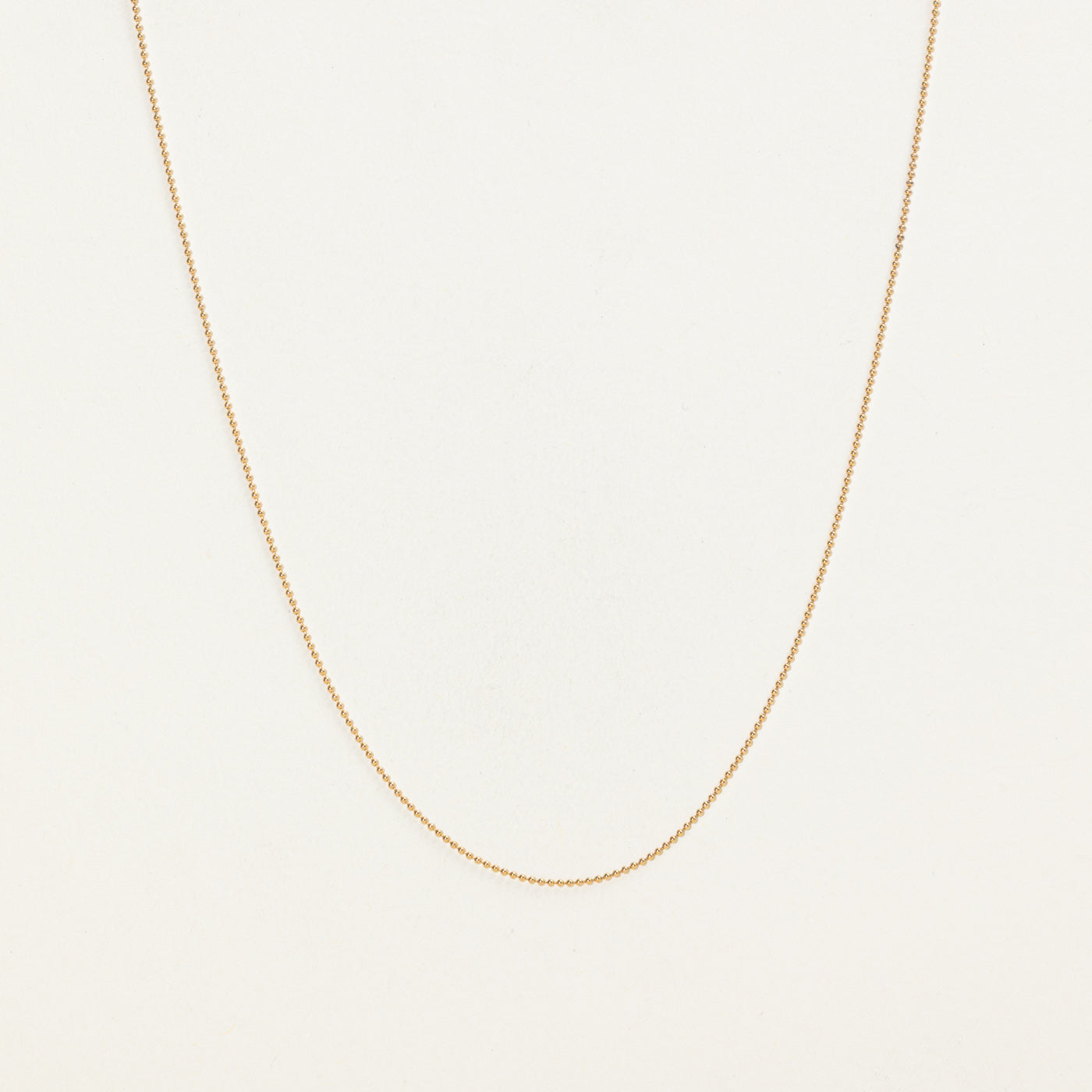 ‘Tiffany & Co’ 18k Ball Chain Necklace | 18"