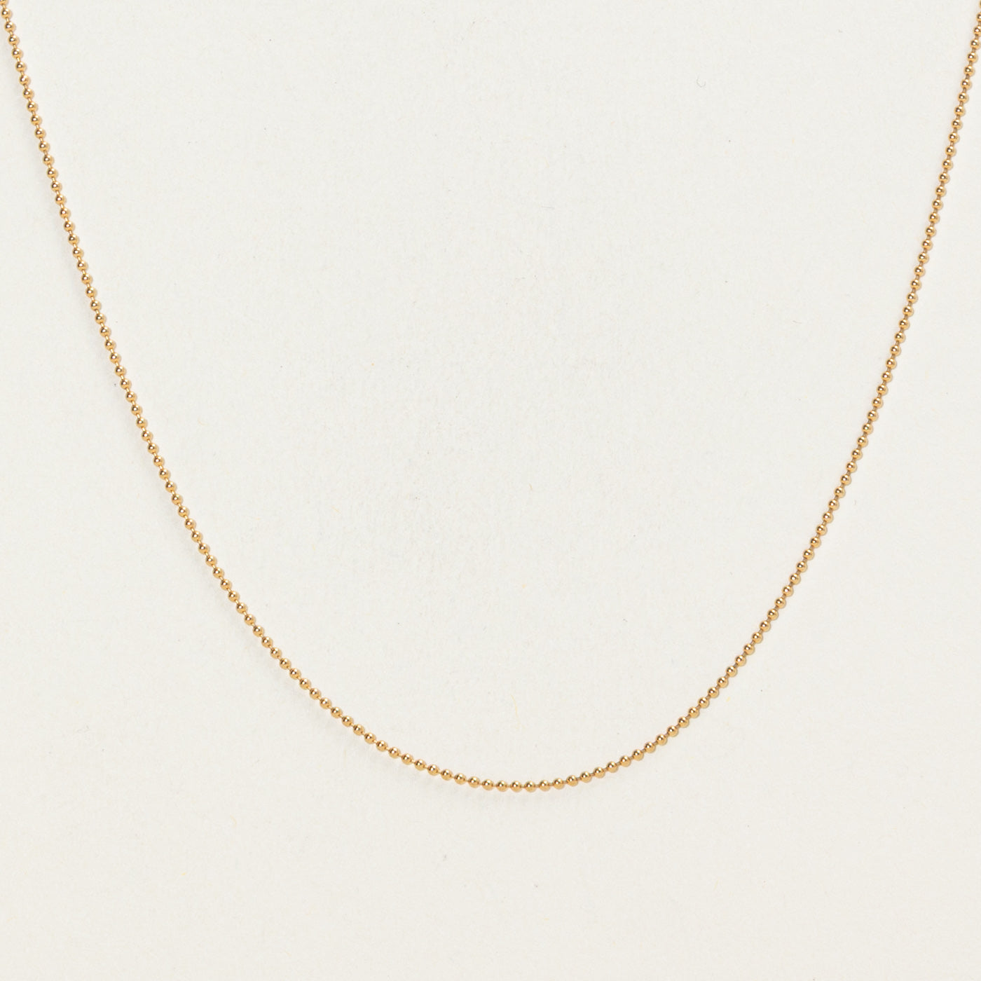 ‘Tiffany & Co’ 18k Ball Chain Necklace | 18"