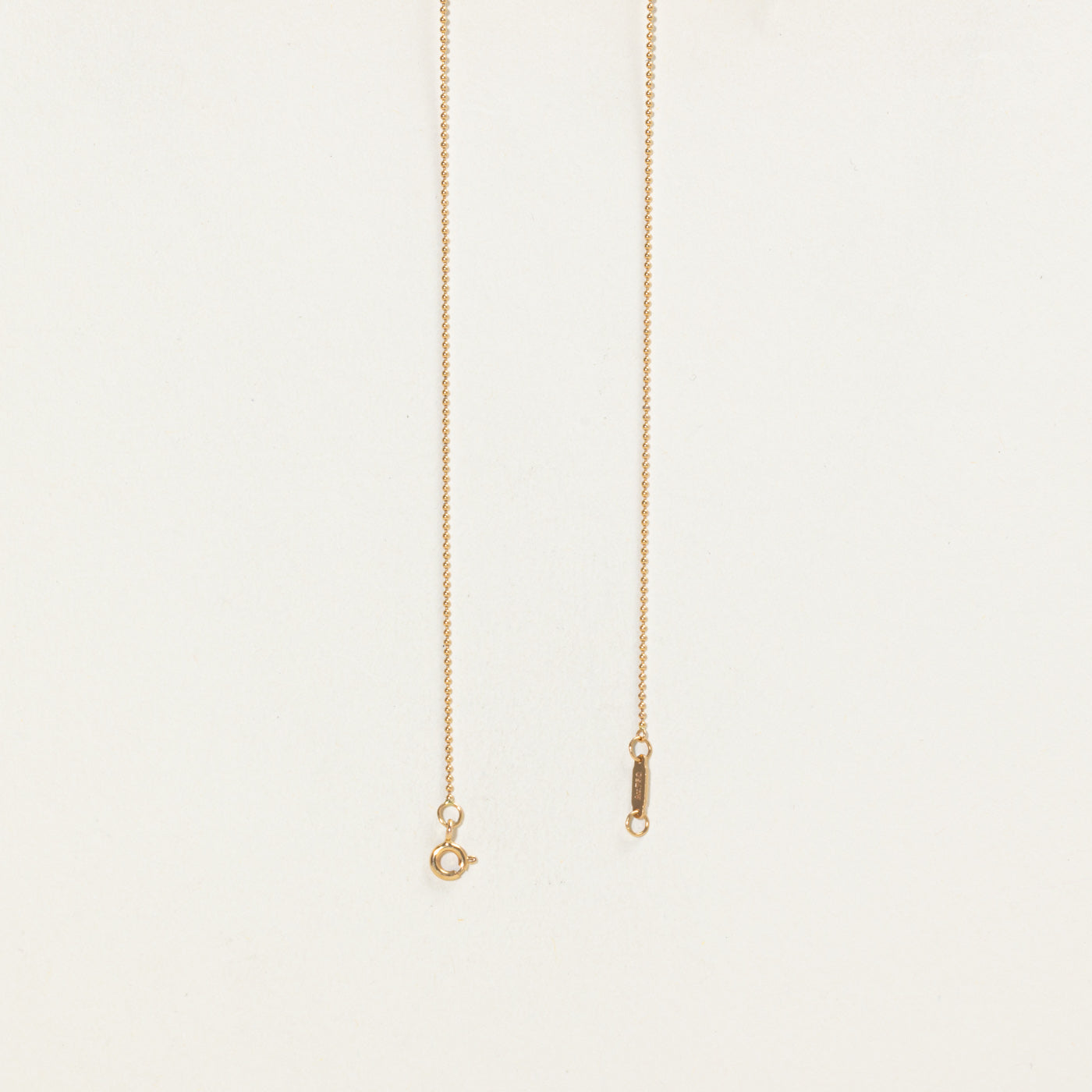 ‘Tiffany & Co’ 18k Ball Chain Necklace | 18"