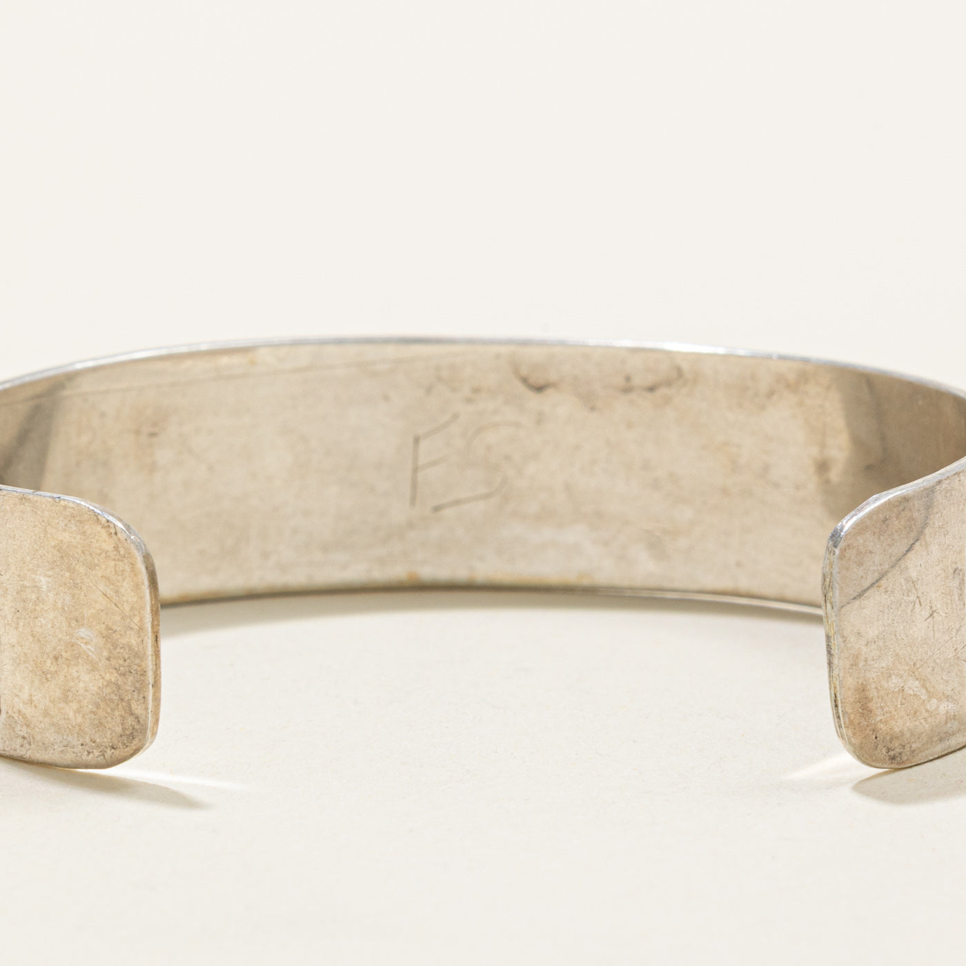 Sterling Silver Indigenous Carved Orca Cuff | 4.5"