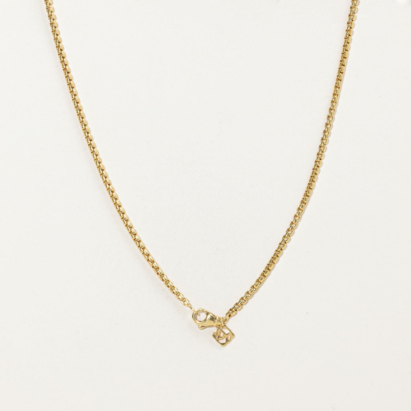 ‘David Yurman’ 18k Box Chain | 18.75"