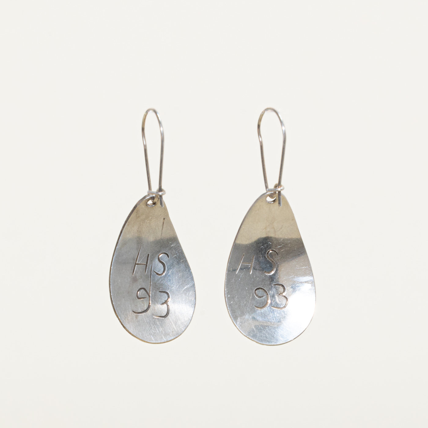Sterling Silver Indigenous Carved Eagle Earrings