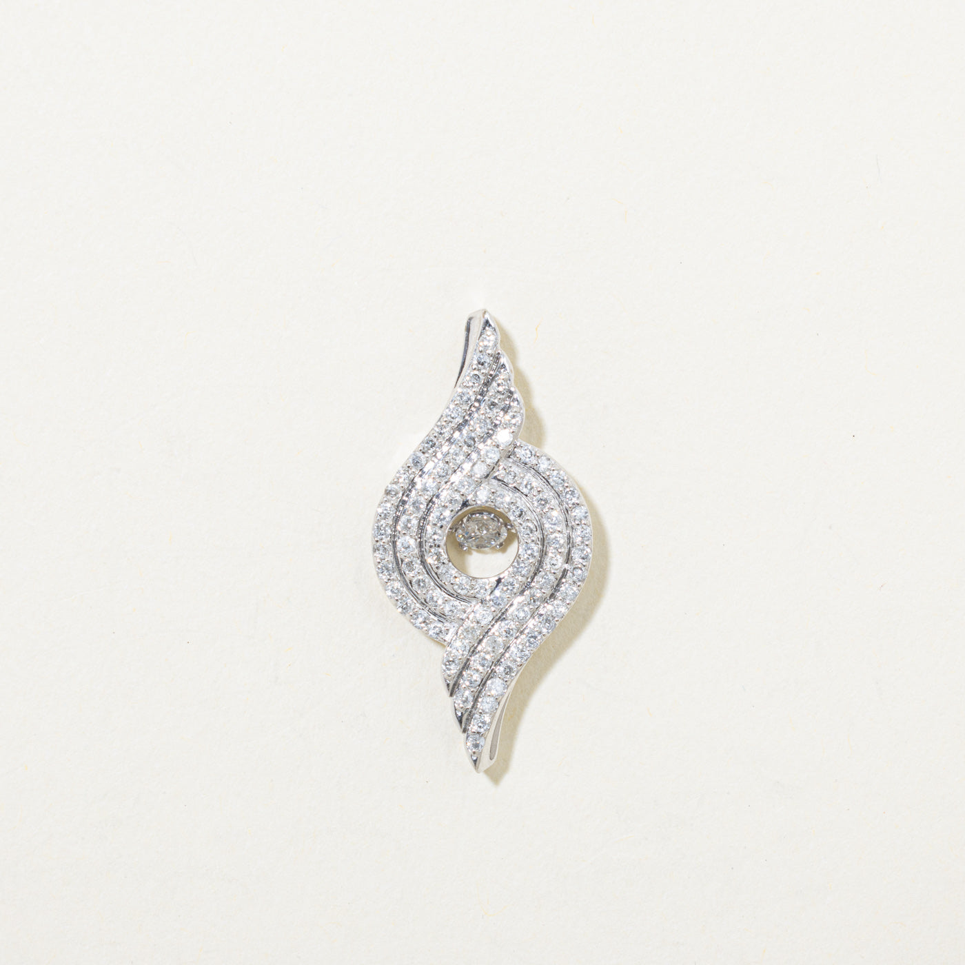 10k Diamond Multi Crossover Pendant | 0.27ctw