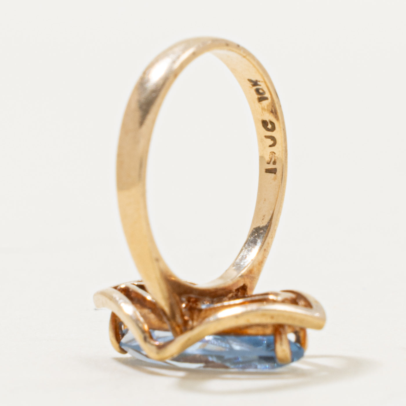 10k Synthetic Spinel Open Framed Cocktail Ring | 2.50ct | SZ 6.25