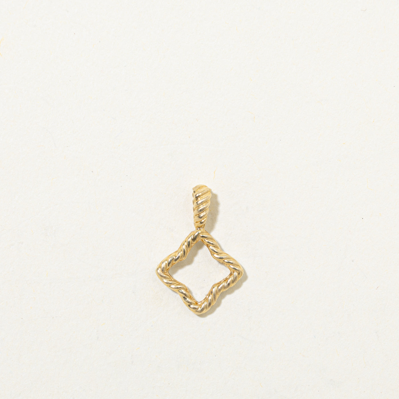18k Diamond Geometric Pendant | 0.10ctw