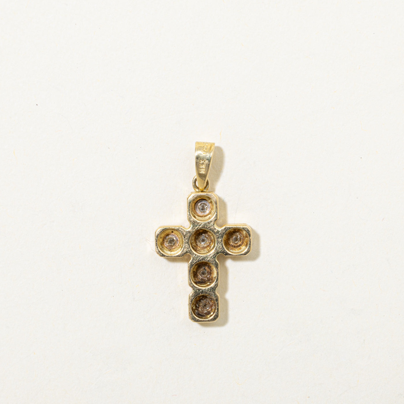 18k Diamond Cross Pendant | 0.18ctw